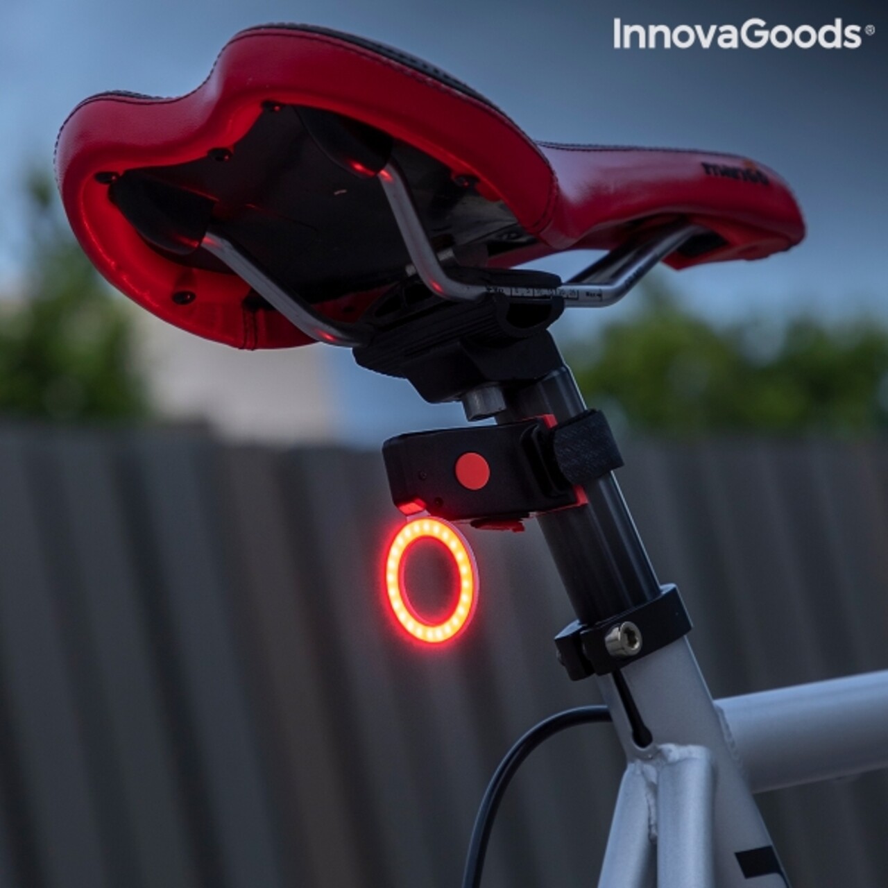 Biklium InnovaGoods LED hátsó kerékpárfény, Ø6 x 3.5 cm