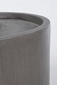 Modern 2 db Virágkaspó, Bizzotto, Ø37 x 61 cm, üvegszál/bükkfa, grézs