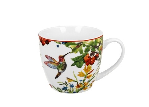 Csésze DUO, Linnea, porcelán, 460 ml, többszínű
