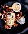 Csésze DUO, A csók, 380 ml, porcelán, többszínű