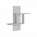 Homitis fali polc, Mill - White, 20x64x70 cm