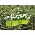 Rattan ültetőgép 30 cm, műanyag, zöld