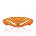 InnovaGoods Levehető szűrő tésztáknak, 22 x 6 x 8 cm, szilikon, narancssárga