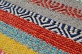 Kilim szőnyeg, Sáfrány 66, Baketo, 100% pamut, kézzel készített, 120x170 cm