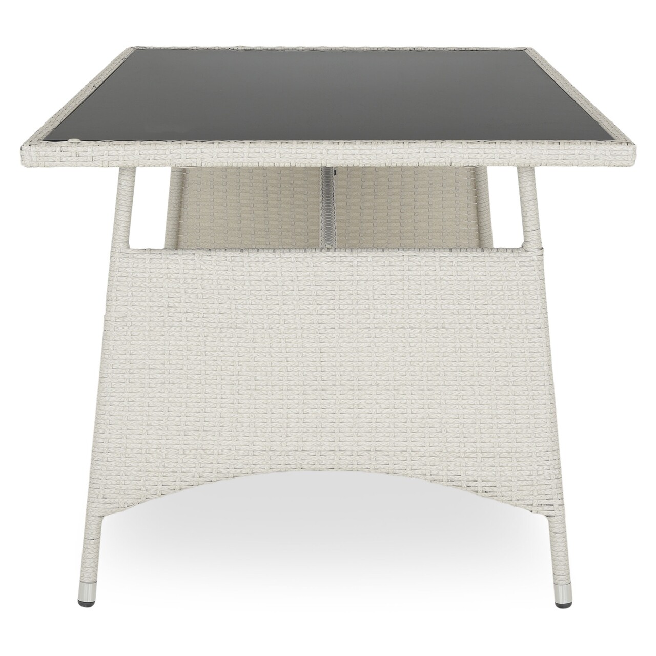 Presley Asztal, 150 x 90 x 75 cm, acél, szürke