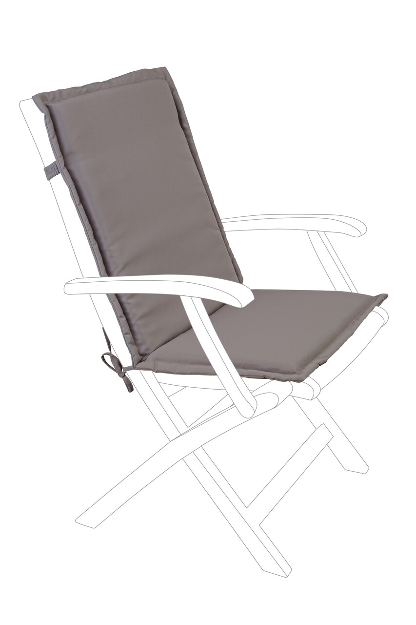 Poly180 Párna kerti székhez, Bizzotto, 45 x 94 cm, vízhatlan poliészter, csokibarna