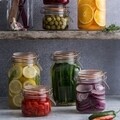 Tárolótartály fedéllel, Kilner, Oliver, 0,5 L, üveg, átlátszó