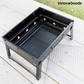 BearBQ InnovaGoods Hordozható összecsukható grill faszén használatra, 41x28x20 cm