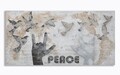 Peace Festmény, Mauro Ferretti, 60x120 cm, kézzel festett, kanavász/erdeifenyő