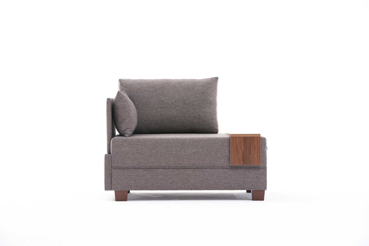 Fotel Fly Armchair Left, Balcab Home,, 100x80x75 Cm, Fa, Barna