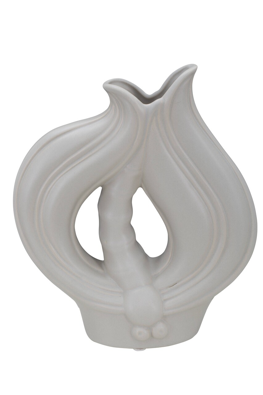 LIEN fehér porcelán váza
