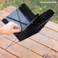 Foldecue InnovaGoodsMini hordozható összecsukható faszenes grill, 31x28x30 cm