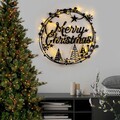 Tanelorn Fénydekoráció, XMASBLACK-021, 60x72 cm, fém, fekete