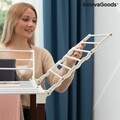 Flareck InnovaGoods Összecsukható ruhaszárító kerekeken, 161 x 205 x 87 cm, océl