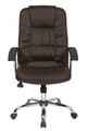 Ergonomikus irodai szék, Bedora Abraj, ökológiai bőr, barna