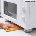 Novib InnovaGoods 4 db egymásra helyezhető rezgéscsillapító lábakból álló készlet, 6.7x3.5 cm