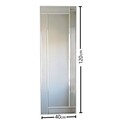 Oglinda decorativa A303D, Neostill, 40 x 120 cm, argintiu