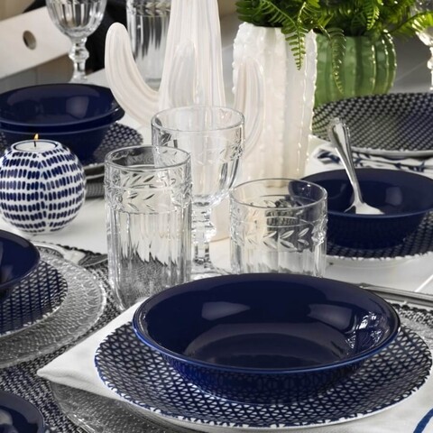 Kutahya Porselen 24 darabos Étkészlet, NCHR24Y289029, porcelán