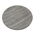 Black Line Lapostányér, Versa, Ø 27 cm, porcelán, fekete