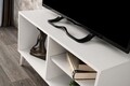 Zisino TV Komód, Kalune Design, 100x35x54 cm, fehér