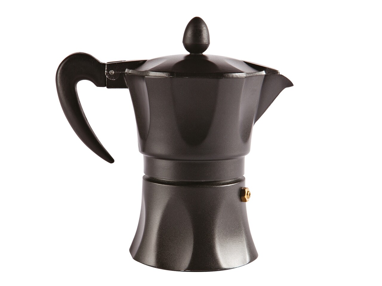 Kávéfőző, Aroma Color, Excelsa, 1 csésze, alumínium, fekete