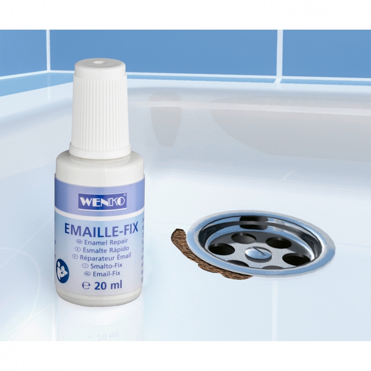 Enamel Repair zománcjavító folyadék, 20 ml - Wenko