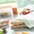 6 db újrafelhasználható cipzáras táska készlet InnovaGoods Bags Zags, 25/20 / 15,5 cm