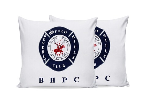 Beverly Hills Polo Club 2 db Párnahuzat, 60x60 cm, 100% ranforce pamut BHPC 010, sötétkék