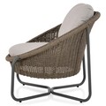 Sun Fotel, L.89 l.85 H.76 cm, alumínium, antracit/szürke