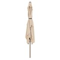 Calpe Téglalap alakú napernyő forgókarral, L.200 l.300 H.259 cm, alumínium, pezsgőszín/bézs