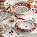 Le Cementine Salátás mélytál, Brandani, 31.5 cm, porcelán