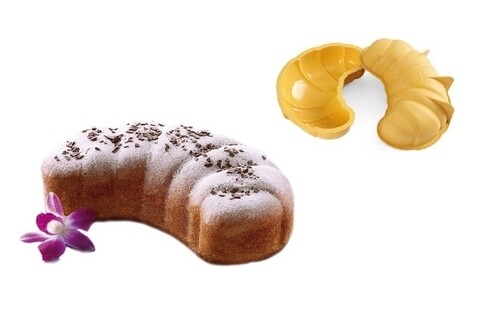 Croissant szilikon sütőforma, Silikomart Fancy & Function, 23,5 x 17 cm, 1,2 L