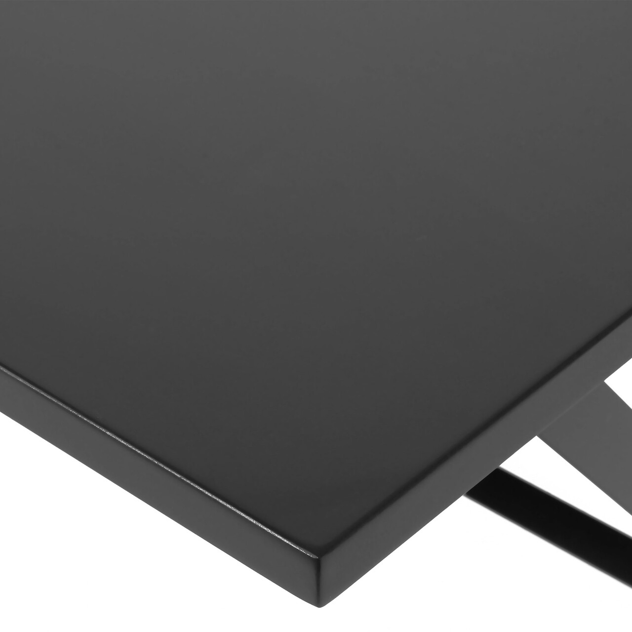 Breeze Összecsukható Asztal, L.120 L.80 H.73, Alumínium, Fekete