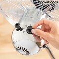 Chrome Retro Ventilátor lábbal InnovaGoods, Ø 40x90 cm, 55W