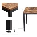 Industrial Iroda, Vasagle, 120 x 60 x 76 cm, PAL / vas, barna / fekete