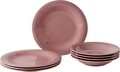 8 részes asztalkészlet, mint a Villeroy & Boch, Color Loop Rose, prémium porcelán, rózsaszín