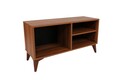 Zisino Walnut TV Komód, Kalune Design, 100x35x54 cm, barna