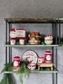 Panettone tál, Tognana, Holly Jolly Christmas, 30 cm Ø, dolomit, többszínű