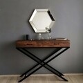 Oglinda decorativa A405, Neostill, 52 x 60 cm, argintiu