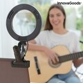 InnovaGoods Lumahoop Kör alakú LED szelfi lámpa, 26 cm, USB