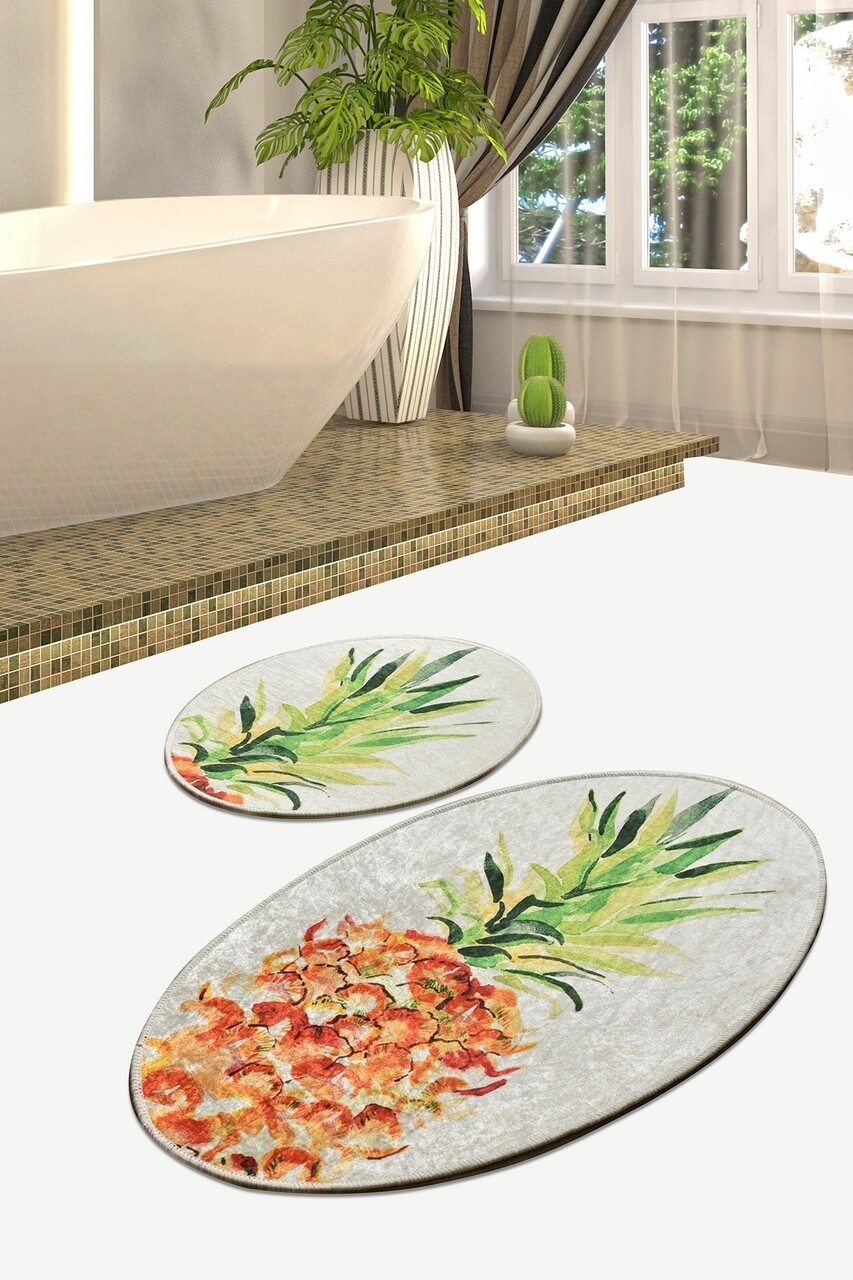 Chilai 2 db Fürdőszobai szőnyeg, Pine DJT, színes