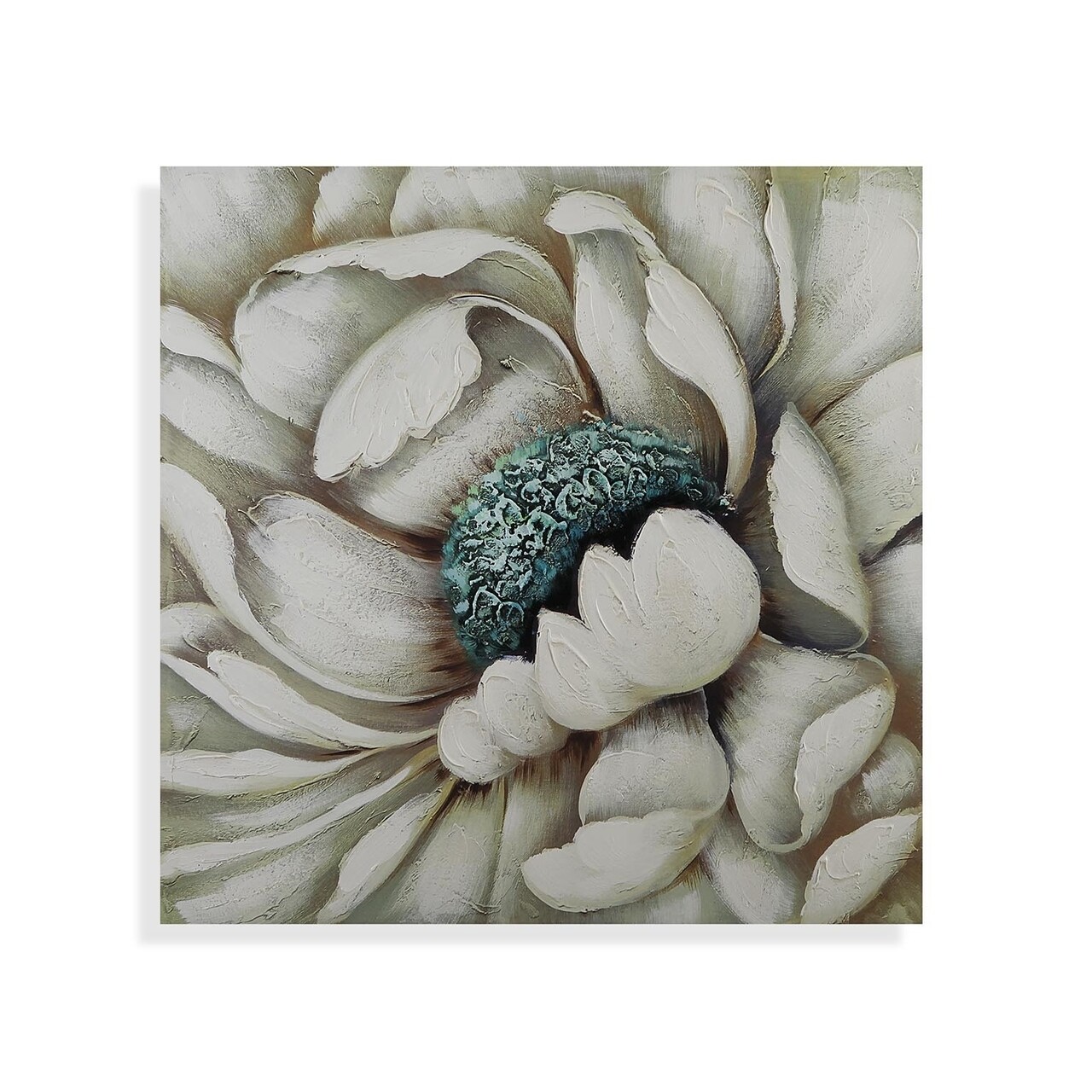Purity flower  dísz kép, versa, 80x80 cm, kanavász
