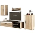 Nappali bútor Oslo V, Bedora, 1 x polc, 1 x komód, 1 x szekrény, 1 x függesztett szekrény