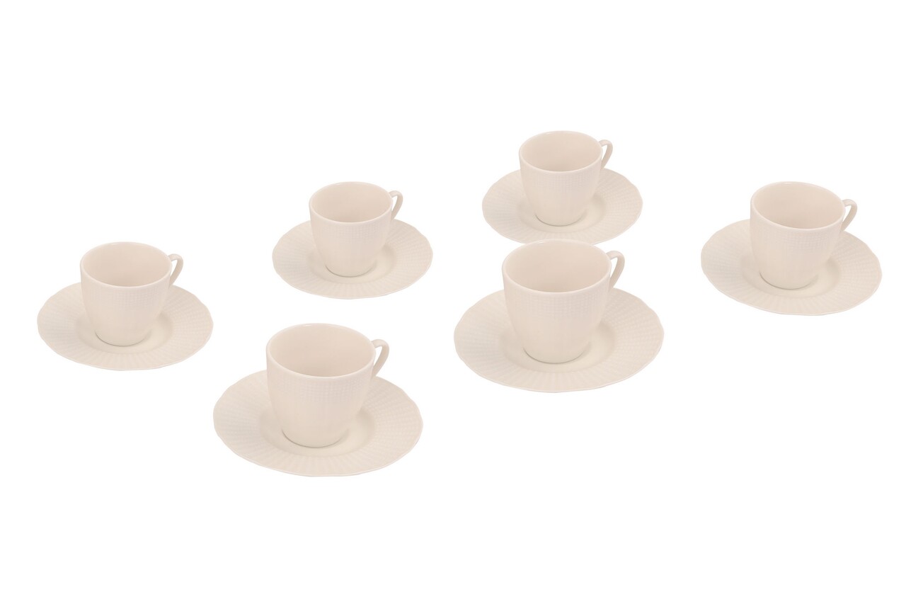 Kutahya Porselen Kávés készlet, BNILY12KT00, 12 darabos, porcelán