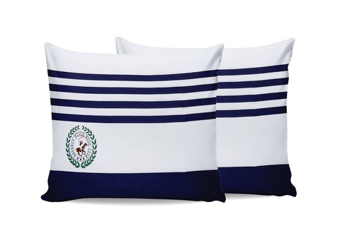 Beverly Hills Polo Club 2 db Párnahuzat  60x60 cm, 100%  ranforce pamut, BHPC 003, sötétkék