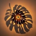 Shadow Fali lámpa, 590-A, E27, 100 W, fém/MDF, fekete