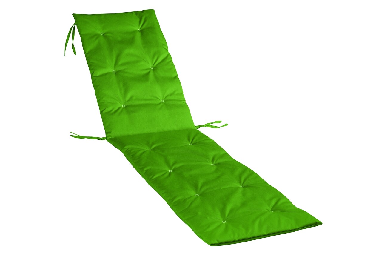 Alcam napozóágy, Szentiván, 195x50x3 cm, vízálló anyag, Zöld