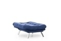 Misa Solo Kihúzható fotel, Futon, 135x88 cm, fém, tengerkék