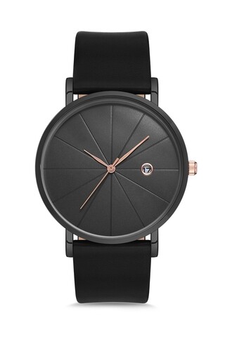 Uniszex karóra A8954, Aqua Di Polo, fém/szilikon, fekete