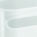 Tárolókosár Una, iDesign, 25.4x15x15 cm, fehér